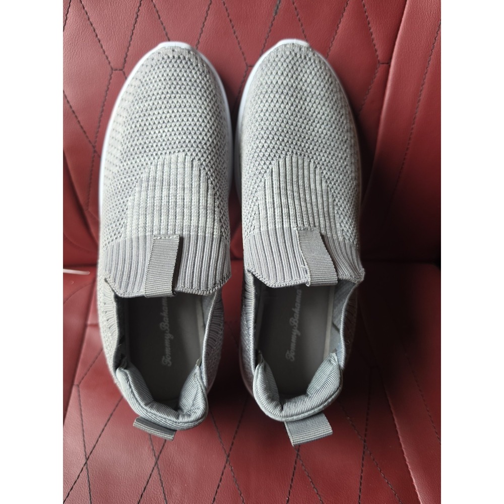 Tommy Bahama Womens Gray Knit Slip On Sneakers Lightweight Casual Size 7.5